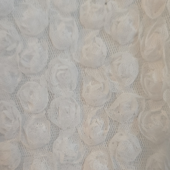 INC International Concepts White Textured Blouse - Picture 3 of 7